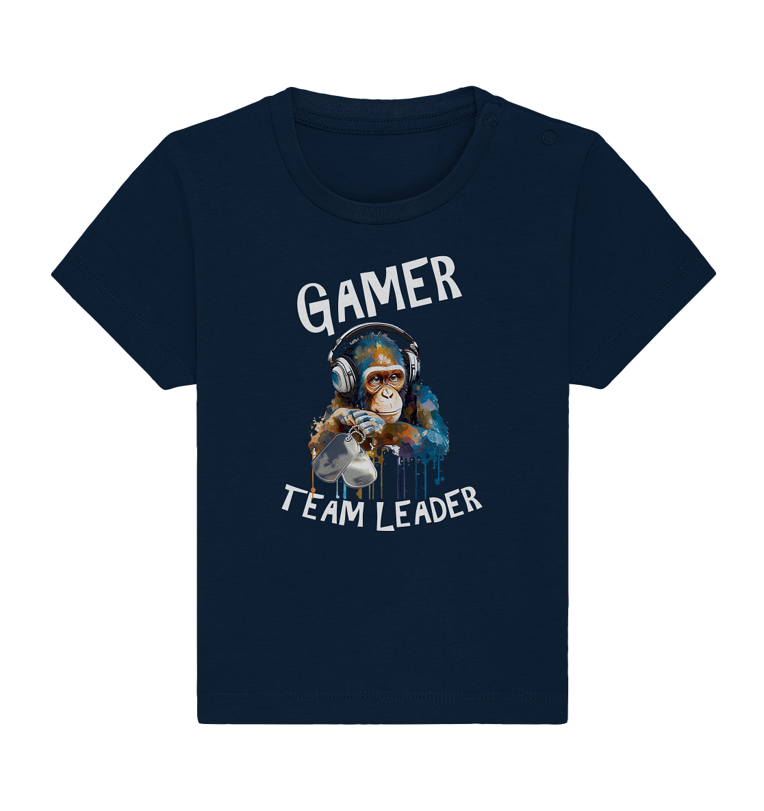 GAMER - TEAM LEADER MONKEY STREETWEAR - STATEMENT - Baby Organic Shirt