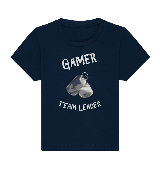 GAMER - TEAM LEADER - HUNDEMARKE - STREETWEAR - STATEMENT  - Baby Organic Shirt