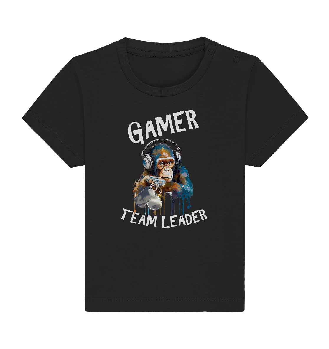 GAMER - TEAM LEADER MONKEY STREETWEAR - STATEMENT - Baby Organic Shirt