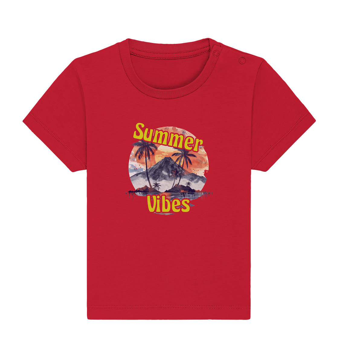 Sommer Shirt - Summer Vibes  - Baby Organic Shirt