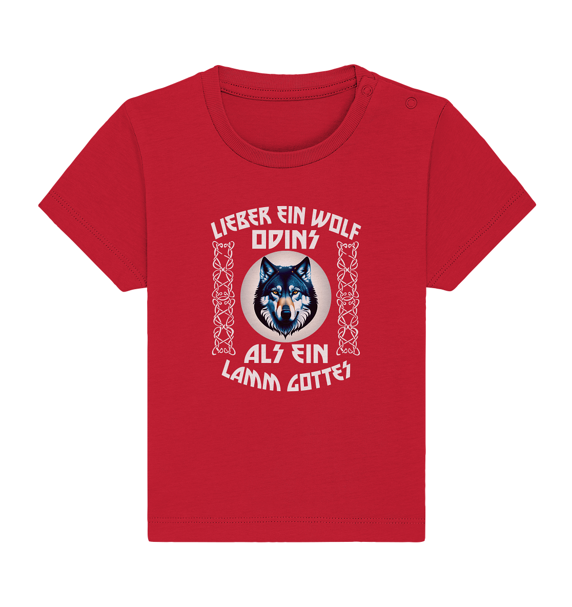 Odins Wolf: Stärke, Stolz und Unabhängigkeit 5- Baby Organic Shirt