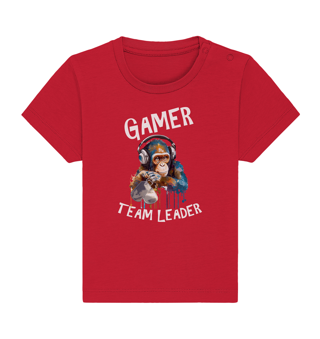 GAMER - TEAM LEADER MONKEY STREETWEAR - STATEMENT - Baby Organic Shirt