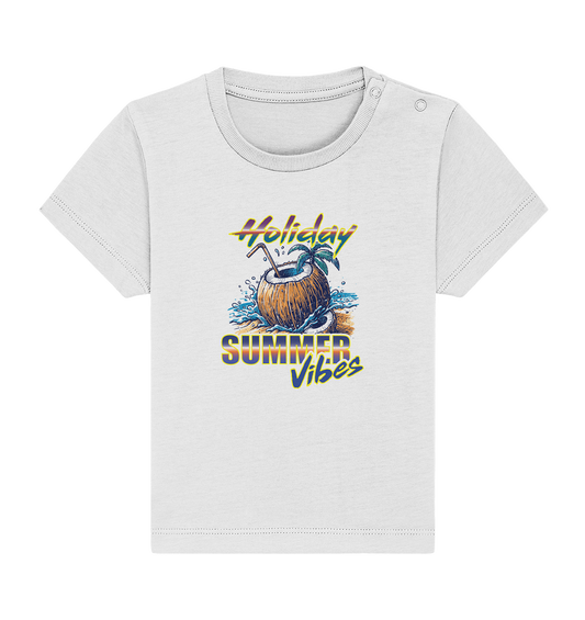 Urlaubs T-Shirt Holiday - Baby Organic Shirt