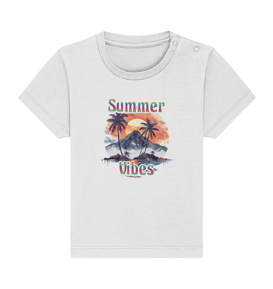 Summer Vibes - Sommer Shirts - Baby Organic Shirt