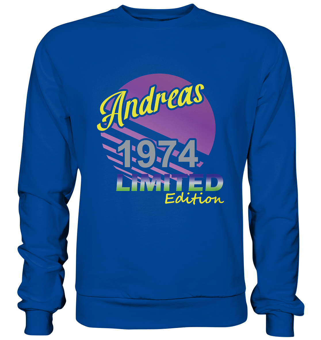 Andreas Limited Edition 1974 Geburtstag Jahrgang 1974 Männer   - Basic Sweatshirt