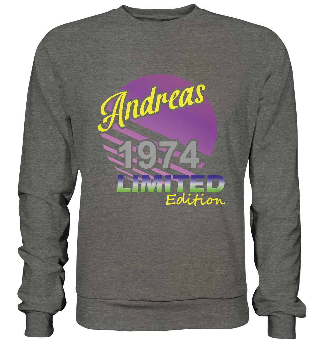 Andreas Limited Edition 1974 Geburtstag Jahrgang 1974 Männer   - Basic Sweatshirt