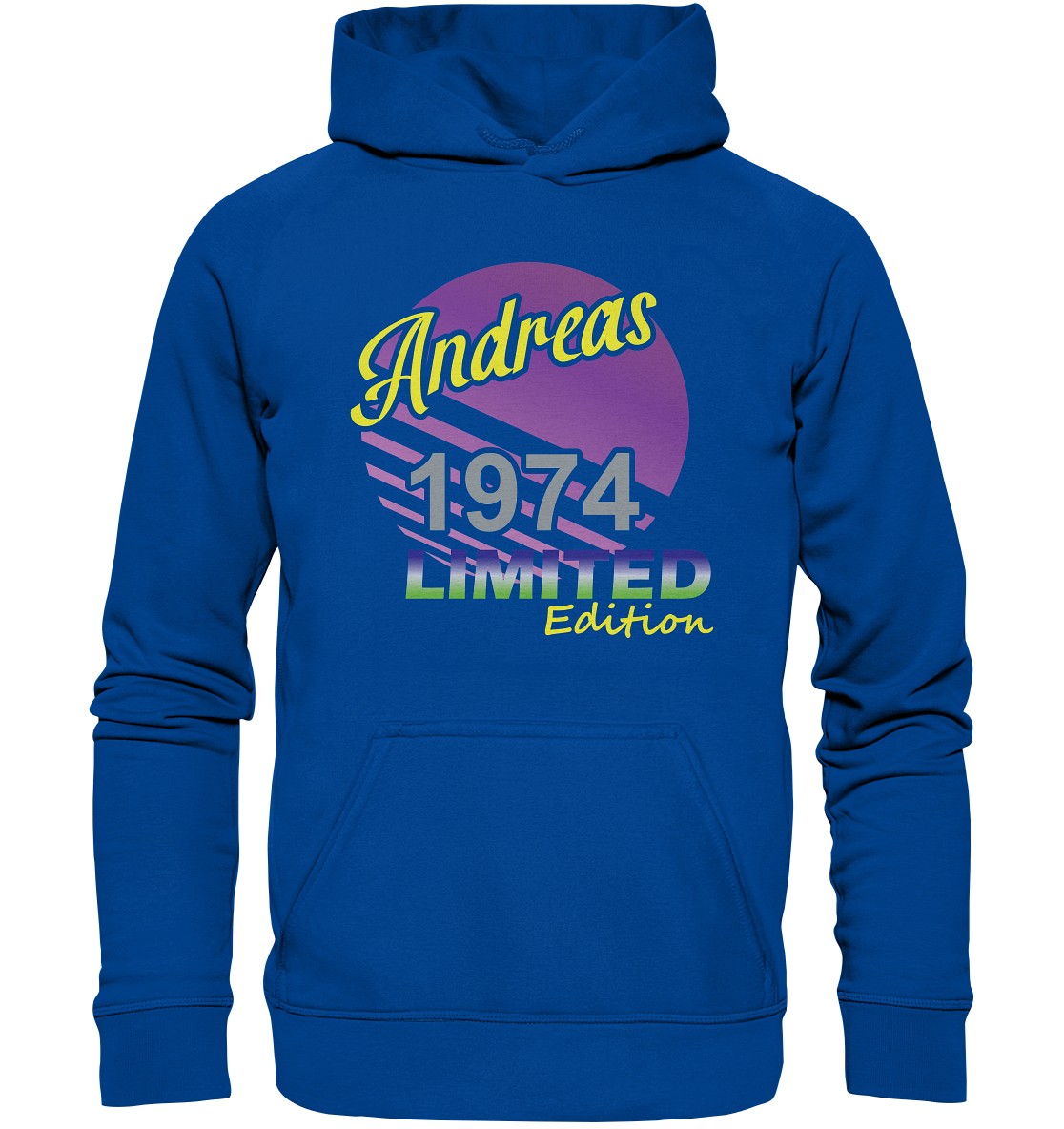 Andreas Limited Edition 1974 Geburtstag Jahrgang 1974 Männer- Hoodie