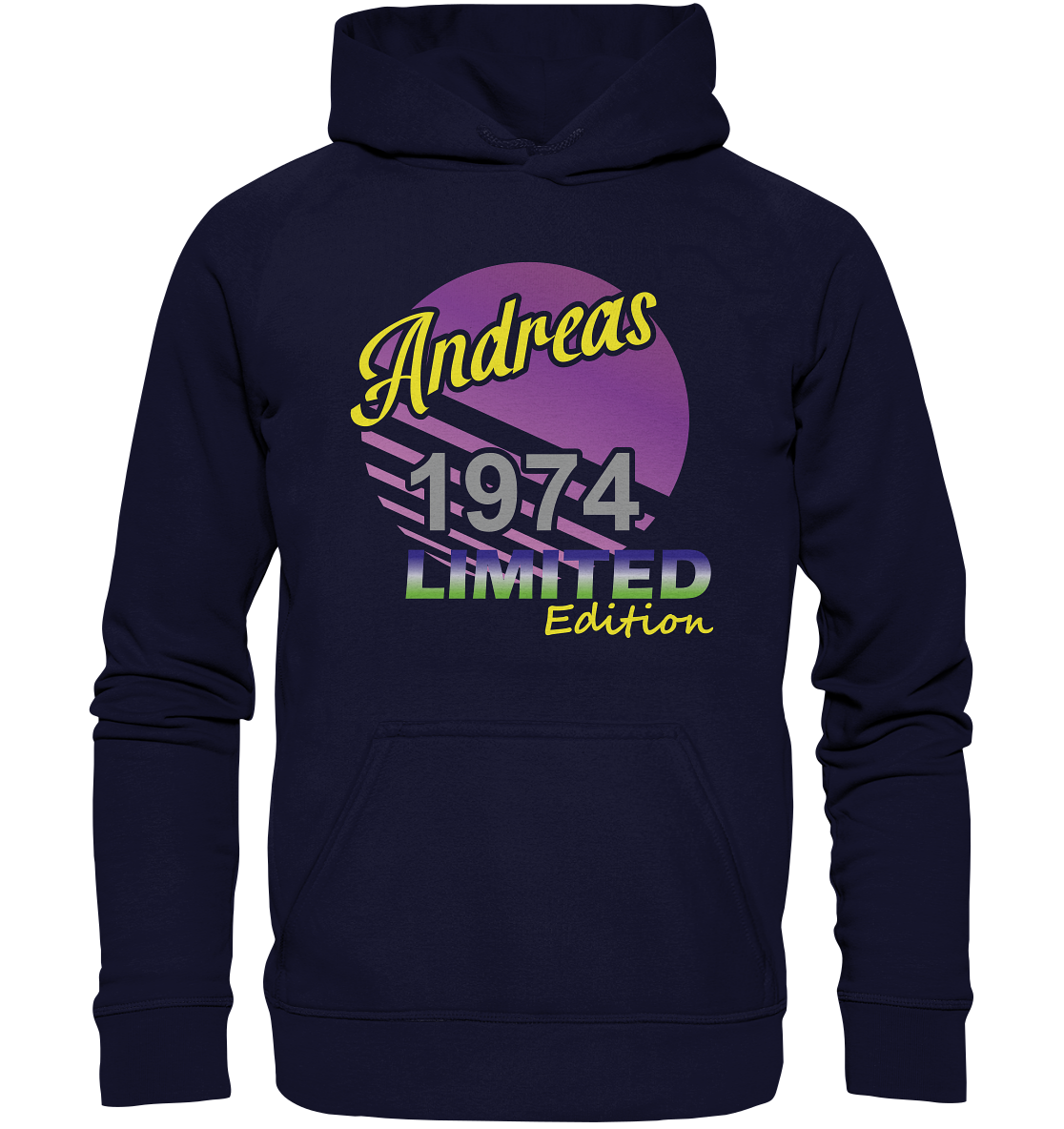 Andreas Limited Edition 1974 Geburtstag Jahrgang 1974 Männer- Hoodie