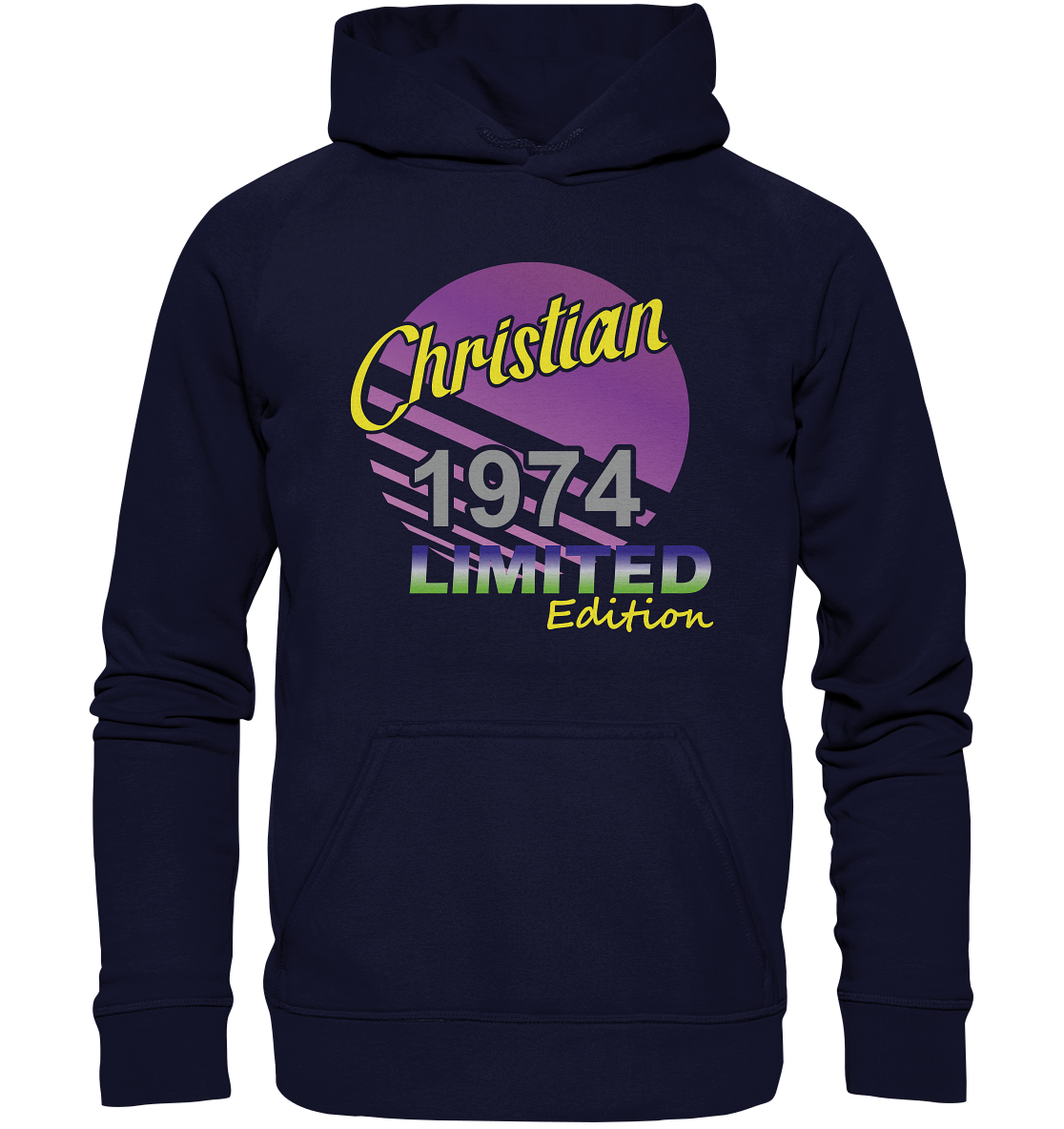 Christian Limited Edition 1974 Geburtstag Jahrgang 1974 Männer   - Basic Unisex Hoodie