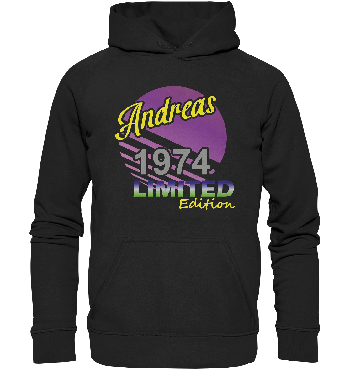 Andreas Limited Edition 1974 Geburtstag Jahrgang 1974 Männer- Hoodie