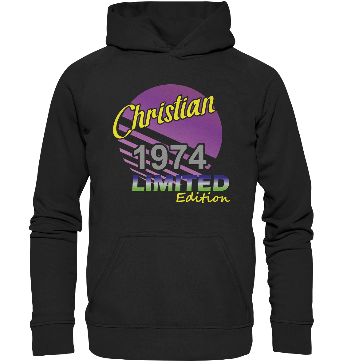 Christian Limited Edition 1974 Geburtstag Jahrgang 1974 Männer   - Basic Unisex Hoodie