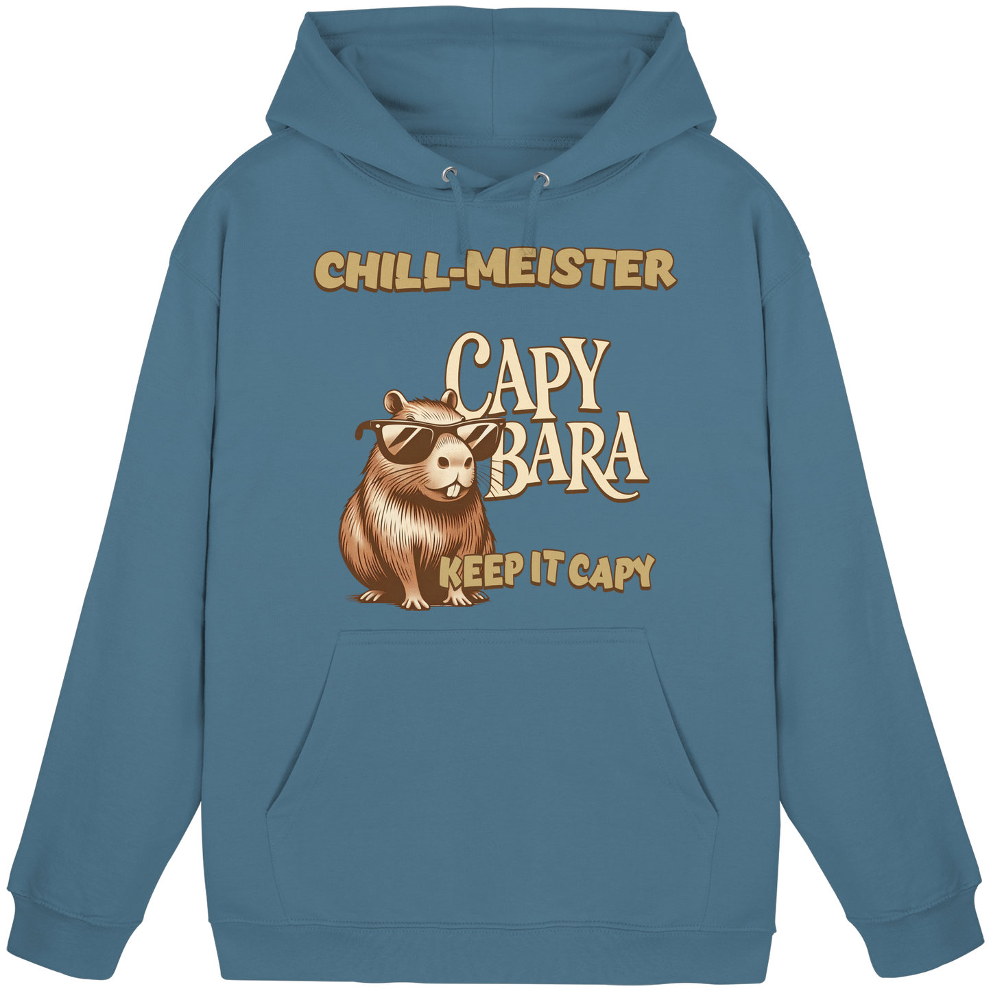 Chill-Meister Capybara – Keep it Capy (Bio & Premium) - Basic Unisex Hoodie