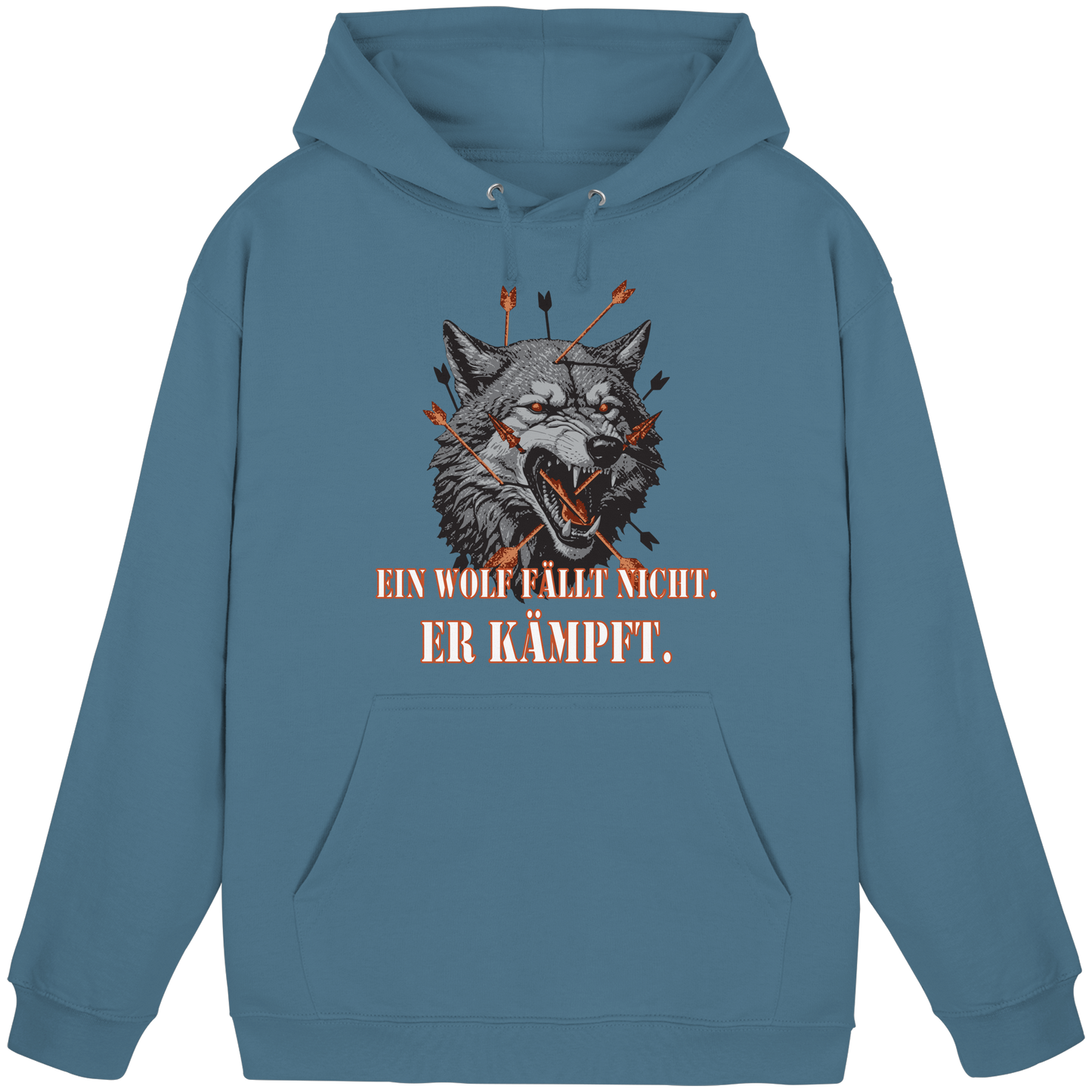 The Unbroken Wolf - Basic Unisex Hoodie