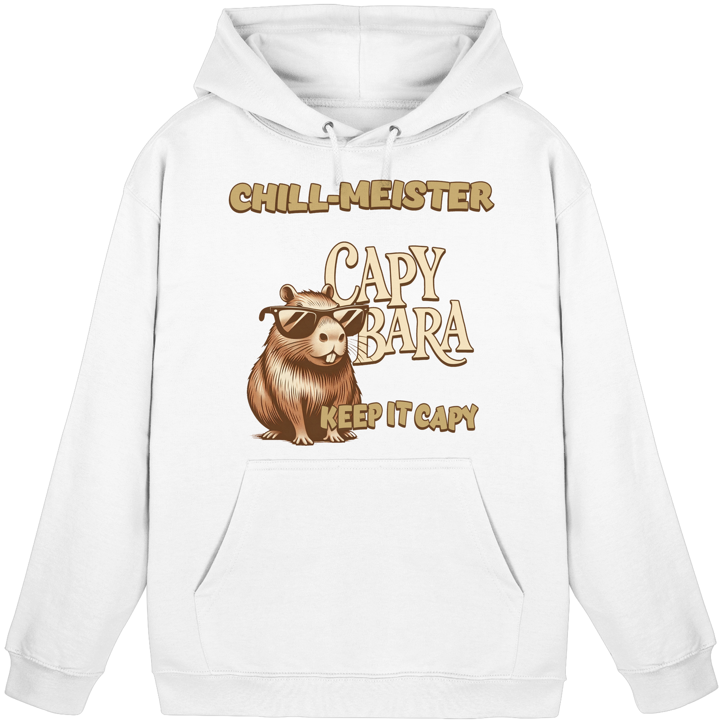 Chill-Meister Capybara – Keep it Capy (Bio & Premium) - Basic Unisex Hoodie