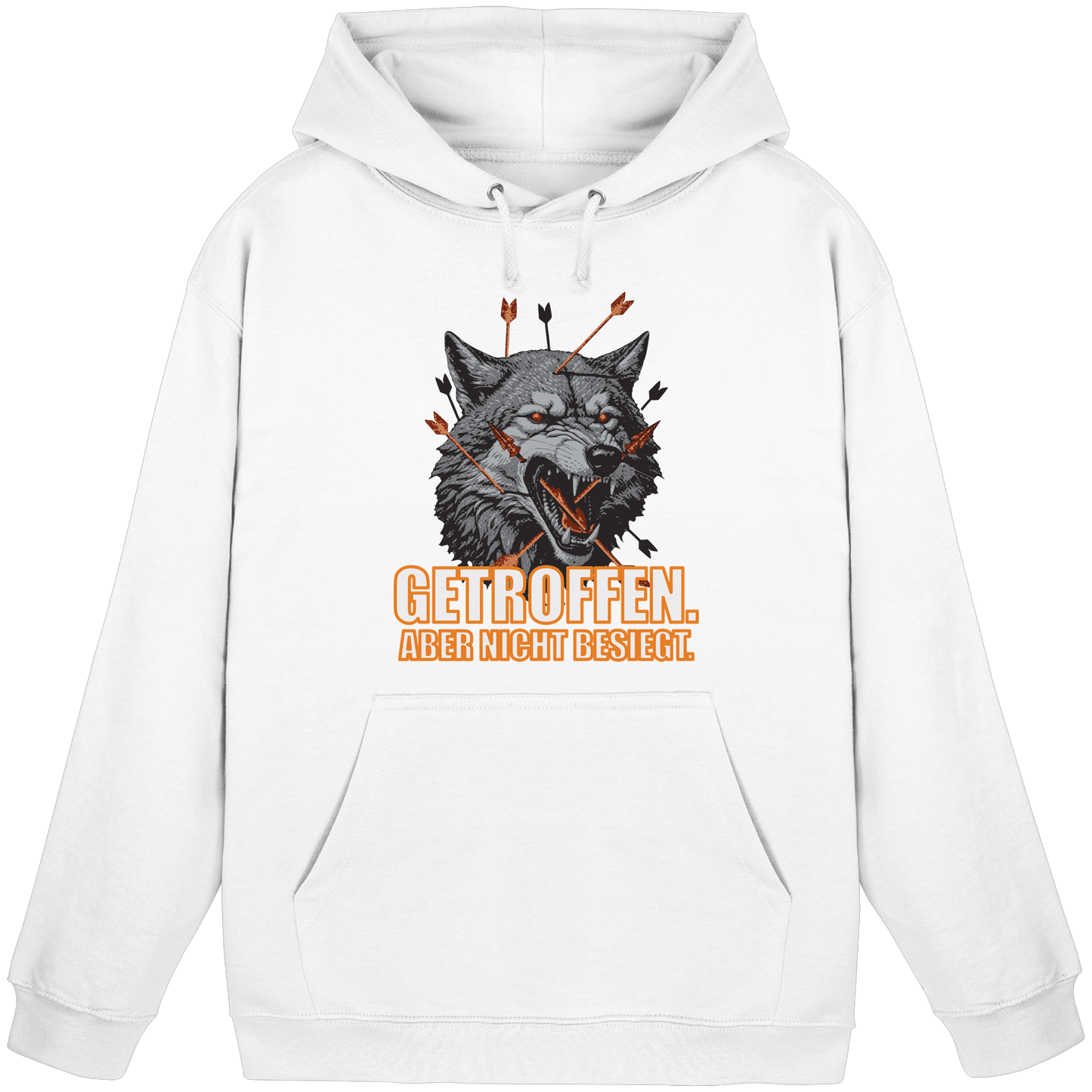 Alpha Wolf – Unbroken - Basic Unisex Hoodie