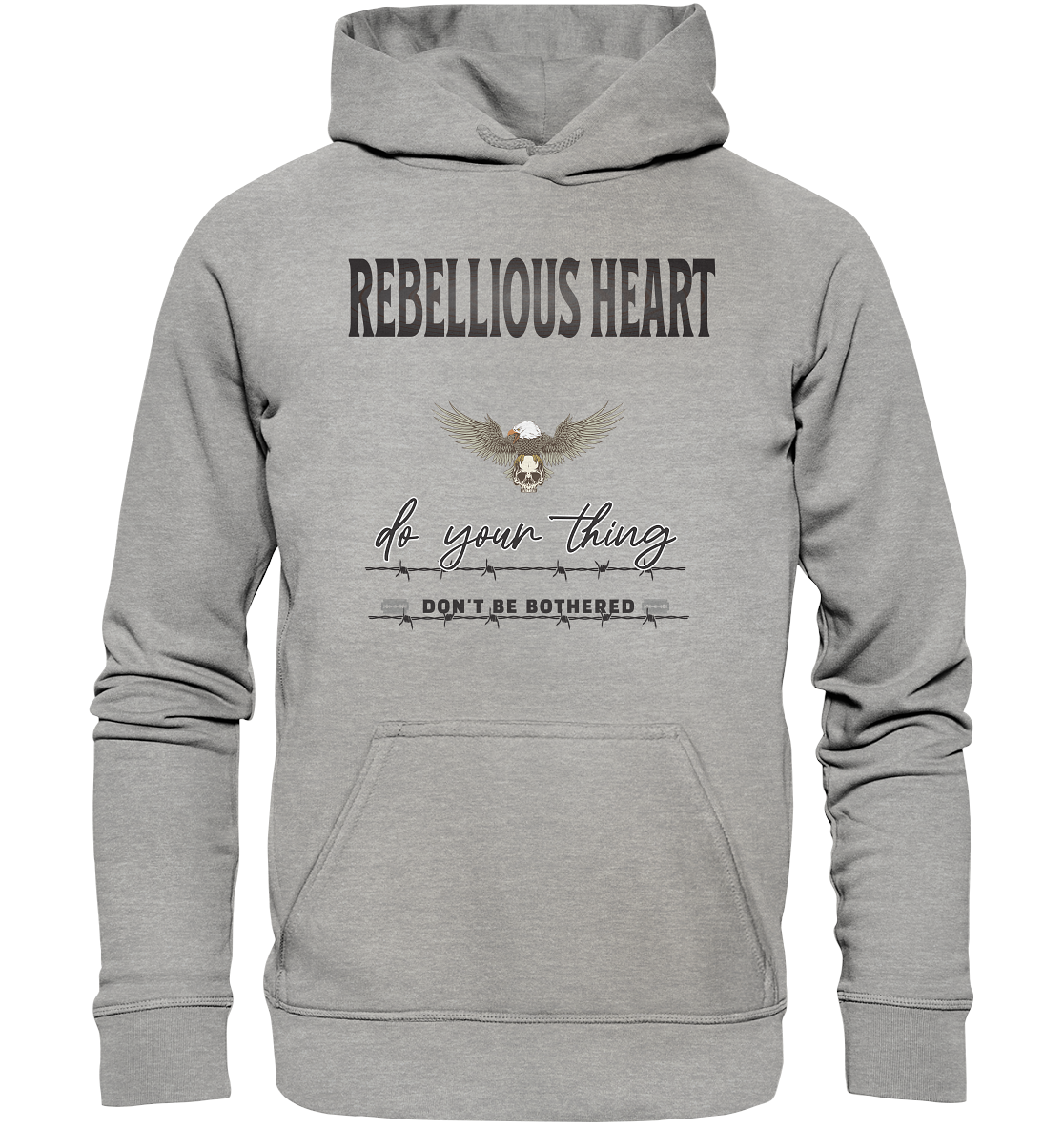 Rebellisches Herz Streetwear - Basic Unisex Hoodie