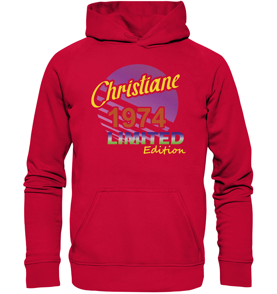 Christiane Limited Edition 1974 Geburtstag  Damen- Basic Unisex Hoodie