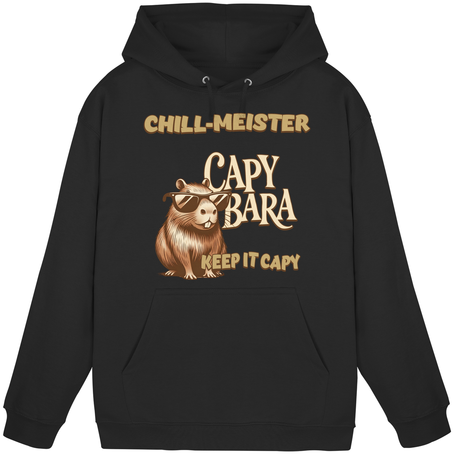 Chill-Meister Capybara – Keep it Capy (Bio & Premium) - Basic Unisex Hoodie