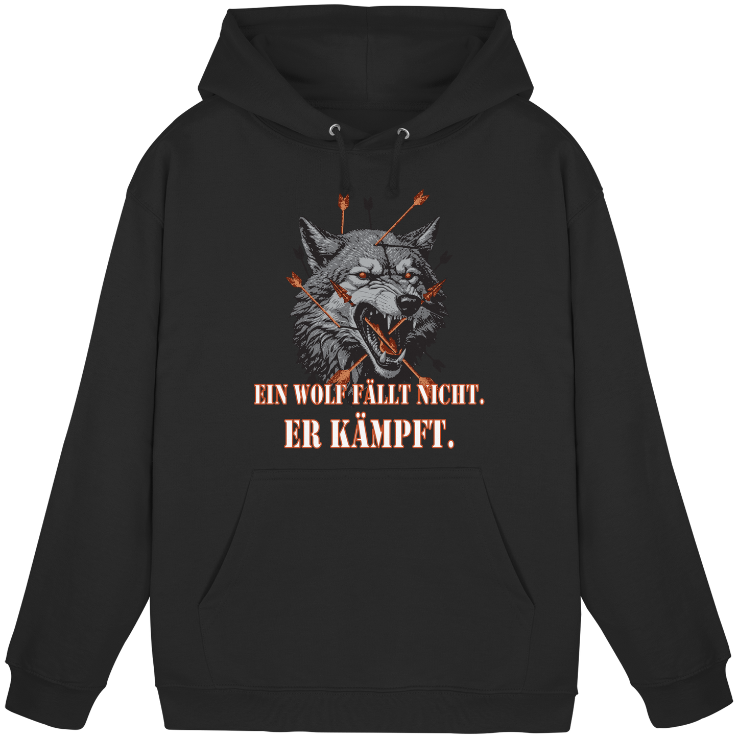 The Unbroken Wolf - Basic Unisex Hoodie