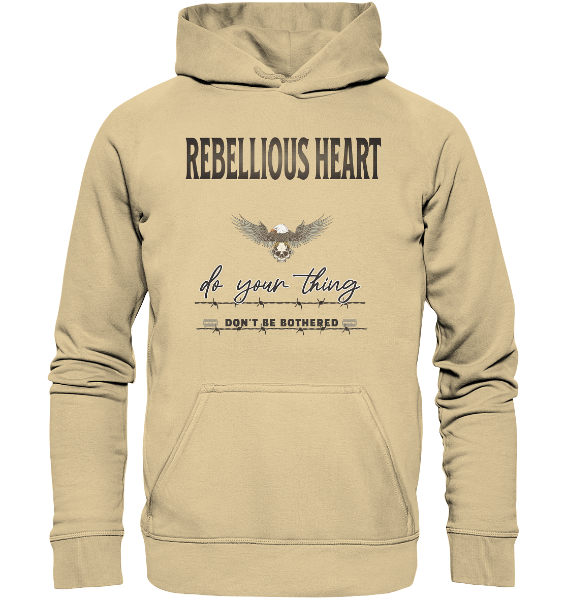 Rebellisches Herz Streetwear - Basic Unisex Hoodie