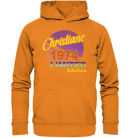 Christiane Limited Edition 1974 Geburtstag  Damen- Basic Unisex Hoodie