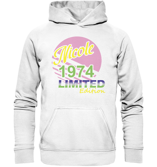 Nicole Limited Edition Jahrgang 1974- Unisex Hoodie