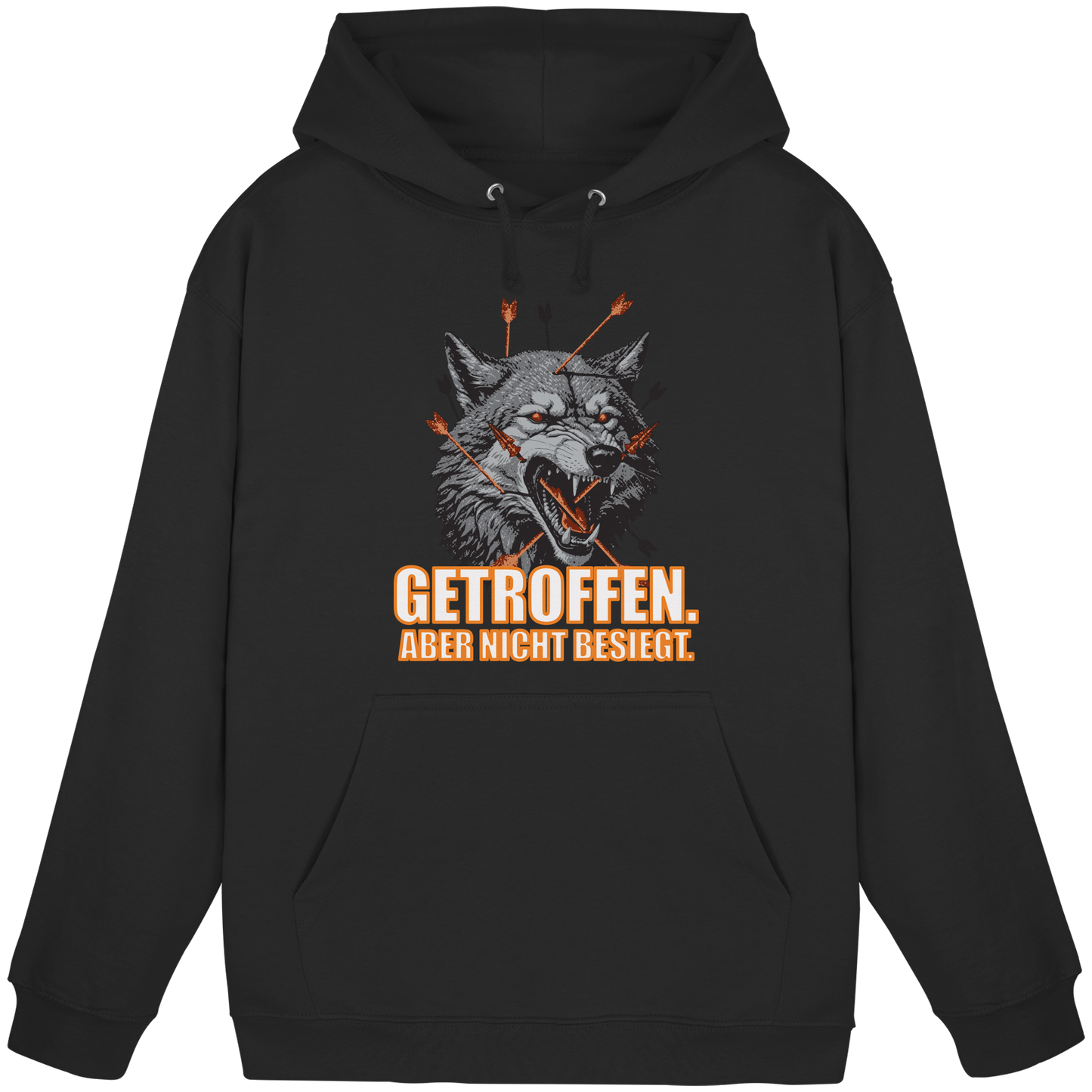 Alpha Wolf – Unbroken - Basic Unisex Hoodie