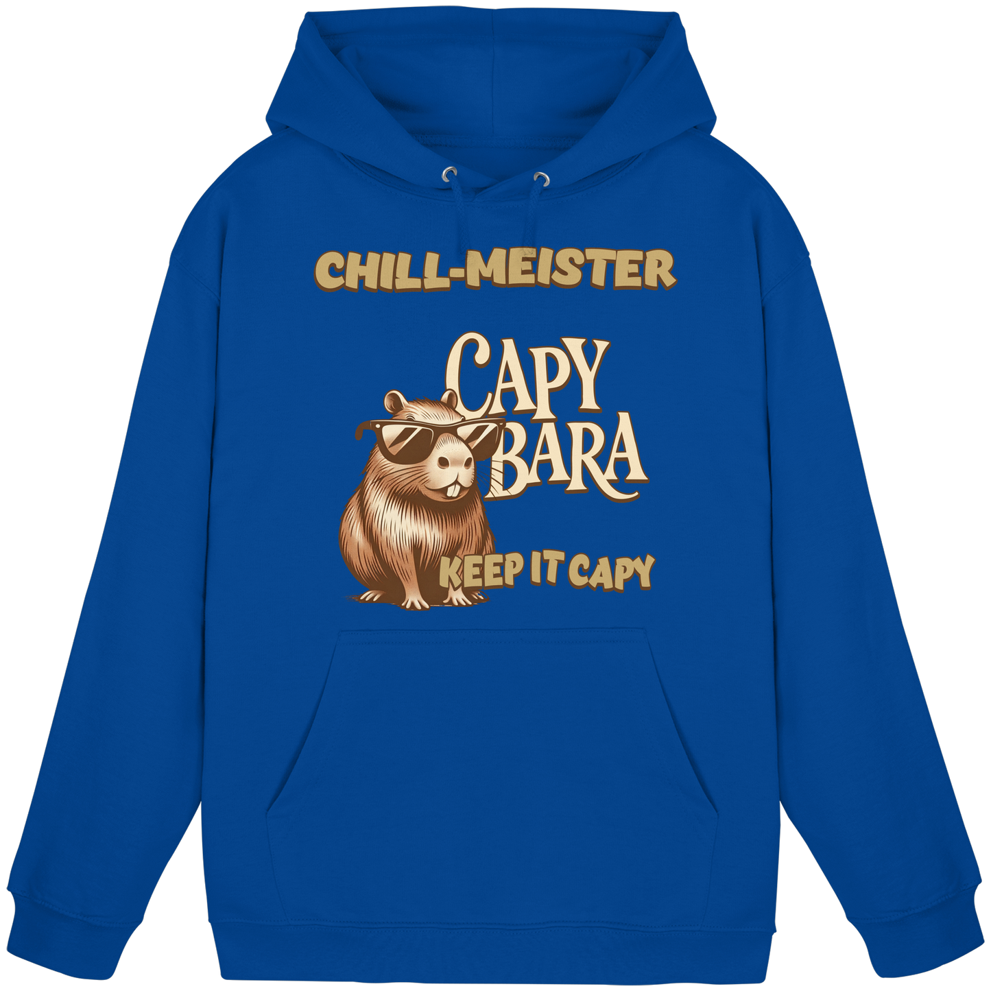 Chill-Meister Capybara – Keep it Capy (Bio & Premium) - Basic Unisex Hoodie