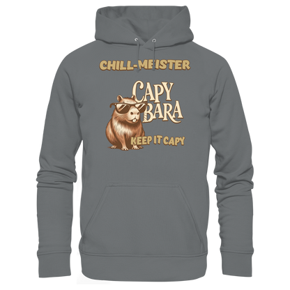 Chill-Meister Capybara – Keep it Capy (Bio & Premium) - Basic Unisex Hoodie