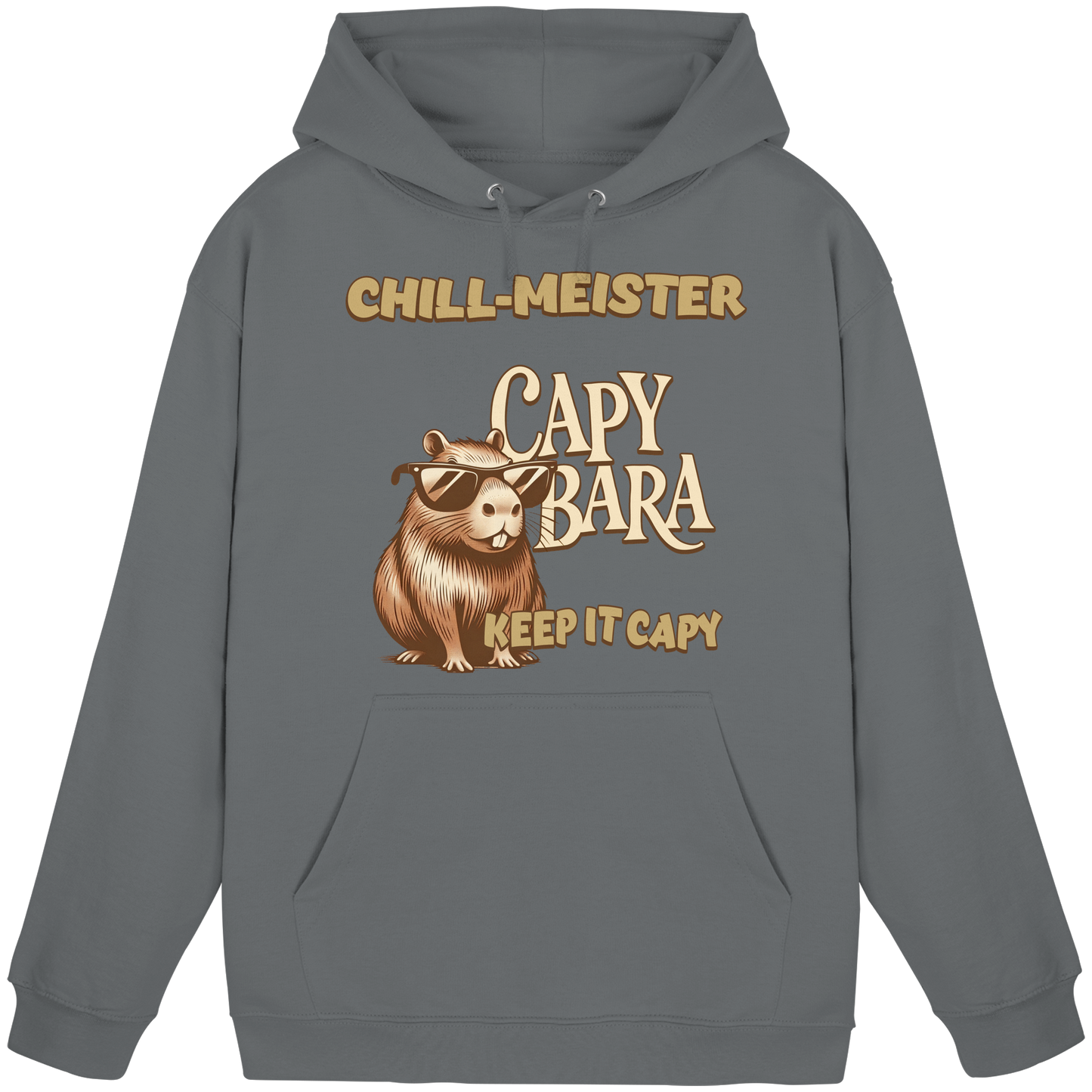 Chill-Meister Capybara – Keep it Capy (Bio & Premium) - Basic Unisex Hoodie