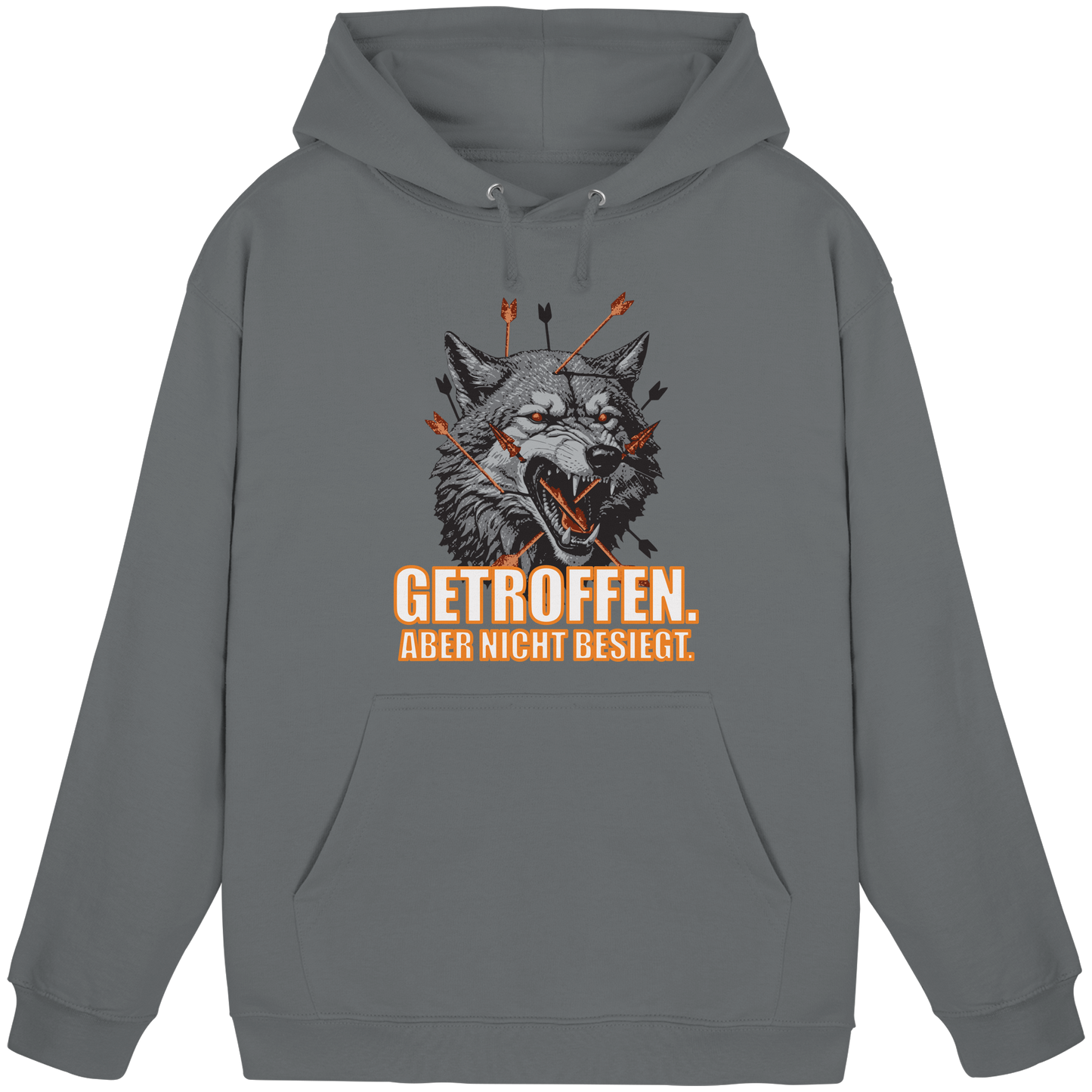 Alpha Wolf – Unbroken - Basic Unisex Hoodie