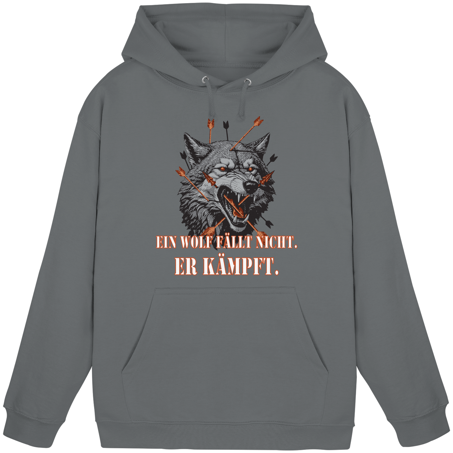 The Unbroken Wolf - Basic Unisex Hoodie