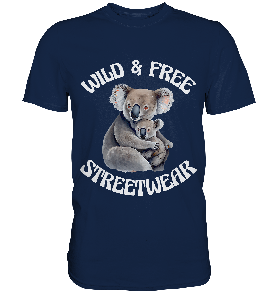 WILD & FREE NO 13 KOALA FAMILY  - STREETWEAR - STATEMENT    - Classic Shirt