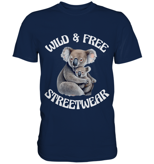 WILD & FREE NO 13 KOALA FAMILY  - STREETWEAR - STATEMENT    - Classic Shirt