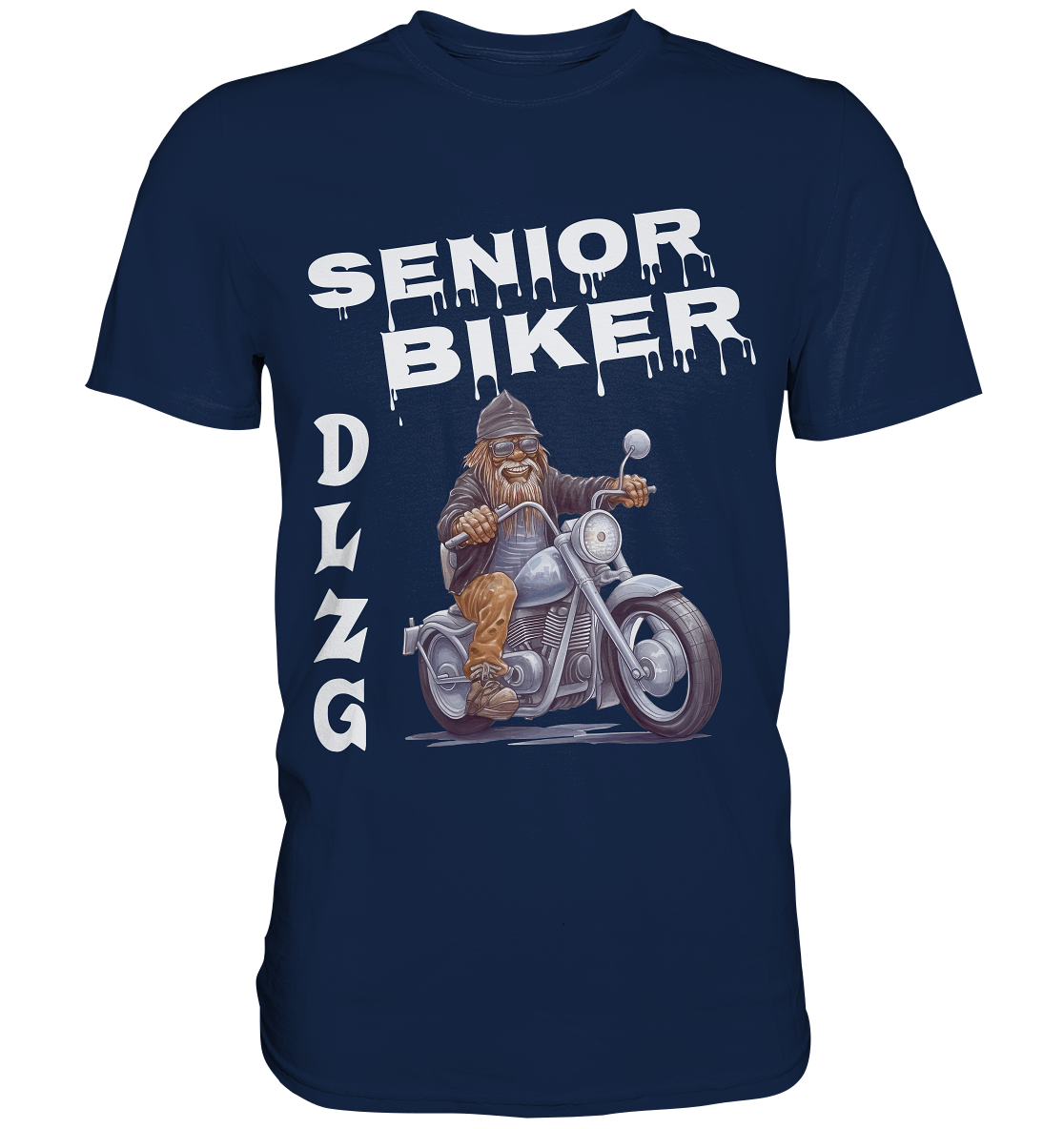 DLzG Opa Biker Fun Motiv 4- Classic Shirt