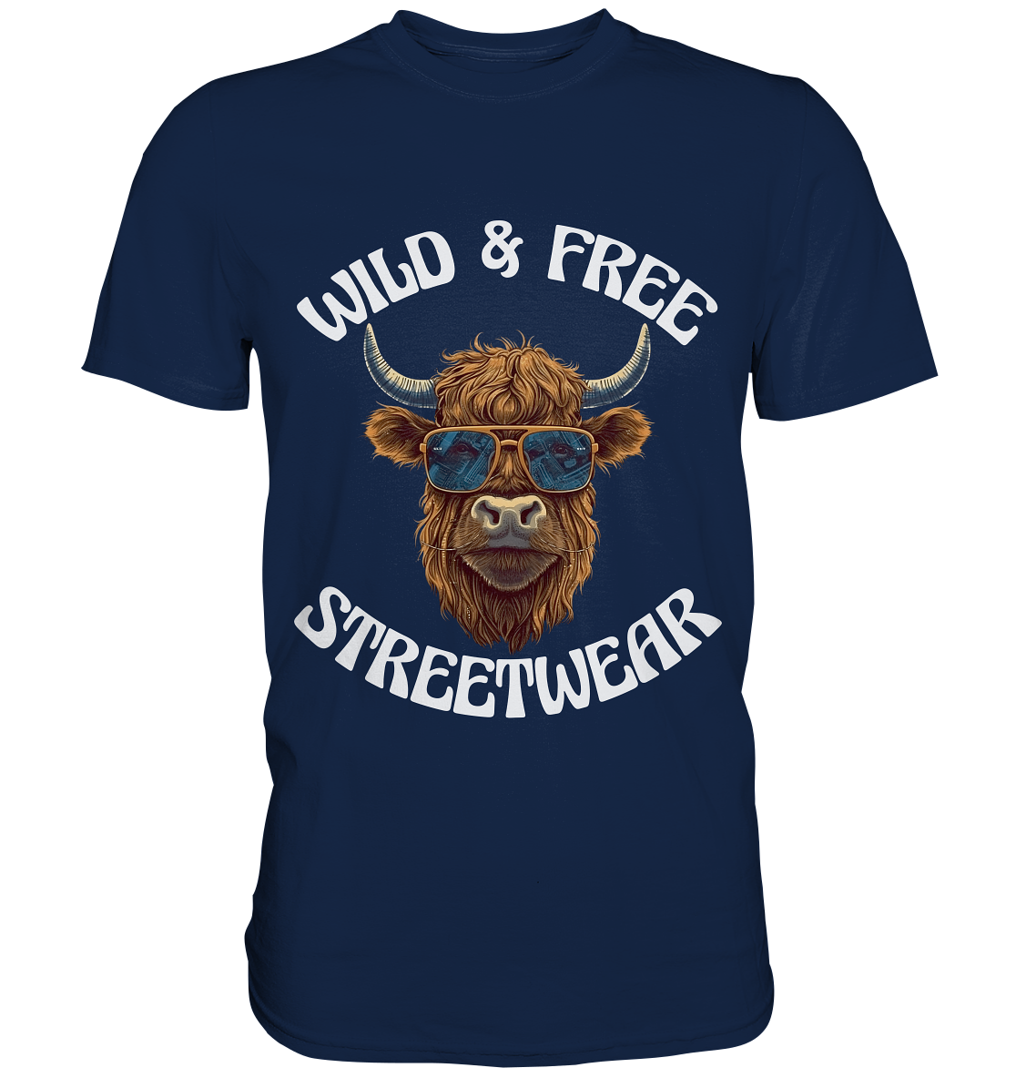 WILD & FREE NO 2 HIGHLAND COW STREETWEAR - STATEMENT - Classic Shirt