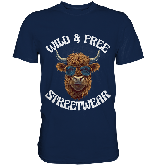 WILD & FREE NO 2 HIGHLAND COW STREETWEAR - STATEMENT - Classic Shirt