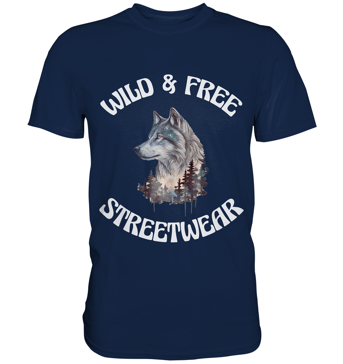 WILD & FREE NO 3 WOLF STREETWEAR - STATEMENT - Classic Shirt