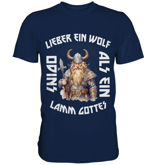 LIEBER EIN WOLF ODINS NO 3  - STREETWEAR - STATEMENT     - Classic Shirt