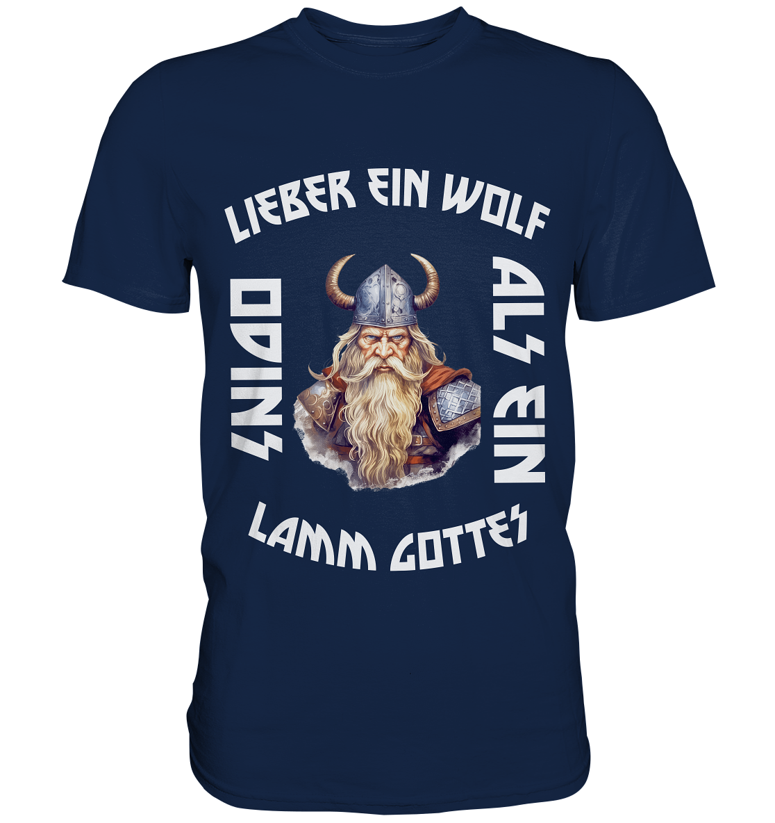 LIEBER EIN WOLF ODINS NO 2  - STREETWEAR - STATEMENT    - Classic Shirt