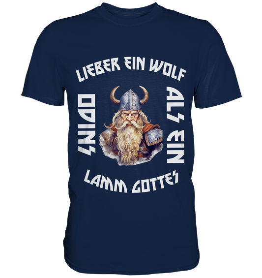 LIEBER EIN WOLF ODINS NO 2  - STREETWEAR - STATEMENT    - Classic Shirt