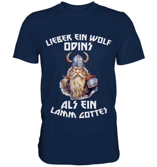 LIEBER EIN WOLF ODINS NO 1  - STREETWEAR - STATEMENT   - Classic Shirt