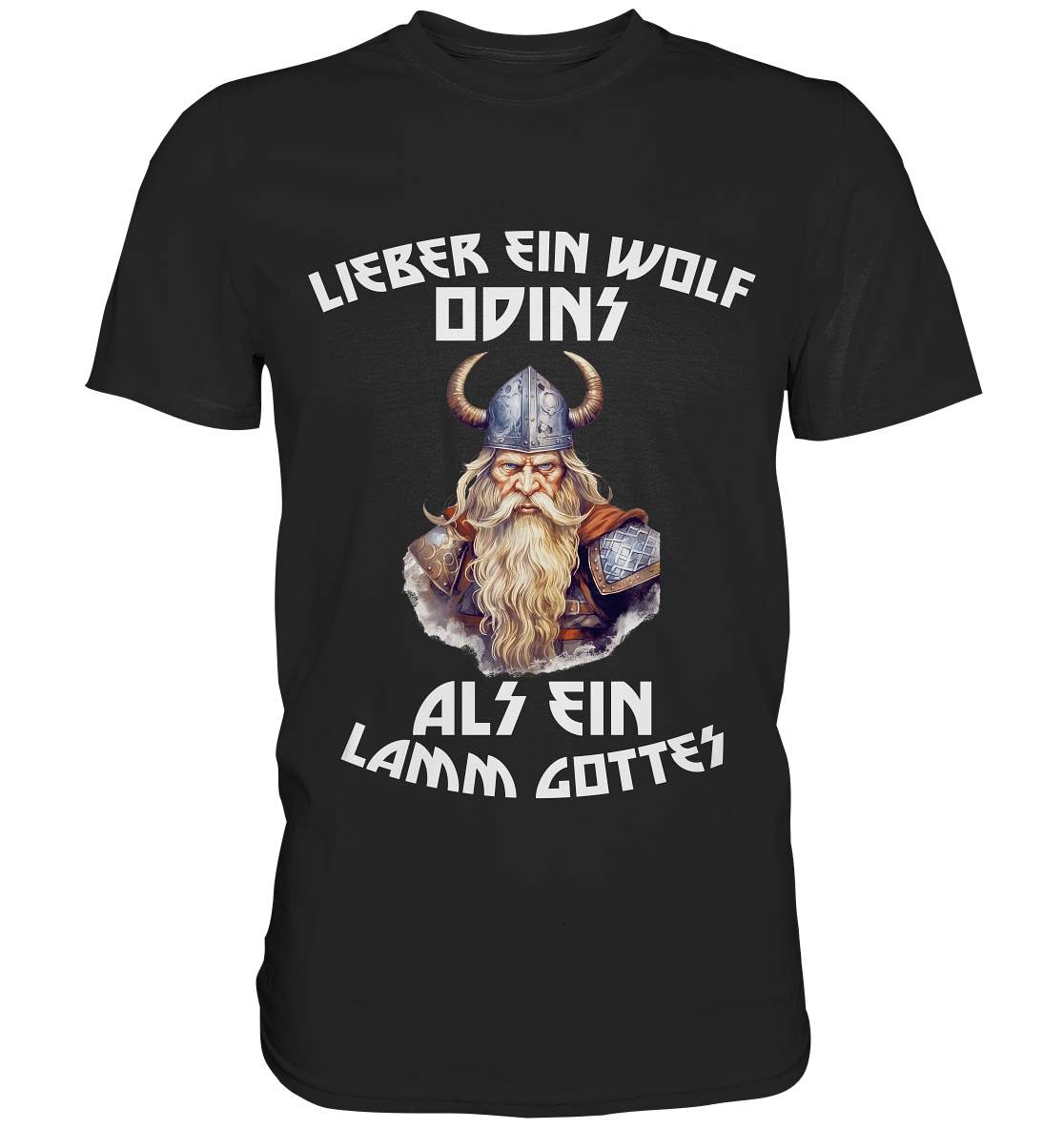 LIEBER EIN WOLF ODINS NO 1  - STREETWEAR - STATEMENT   - Classic Shirt