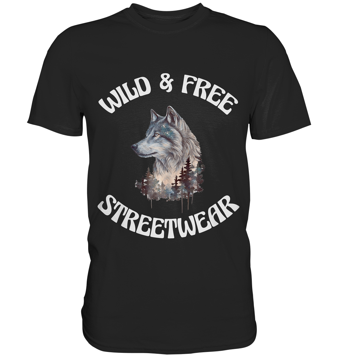 WILD & FREE NO 3 WOLF STREETWEAR - STATEMENT - Classic Shirt