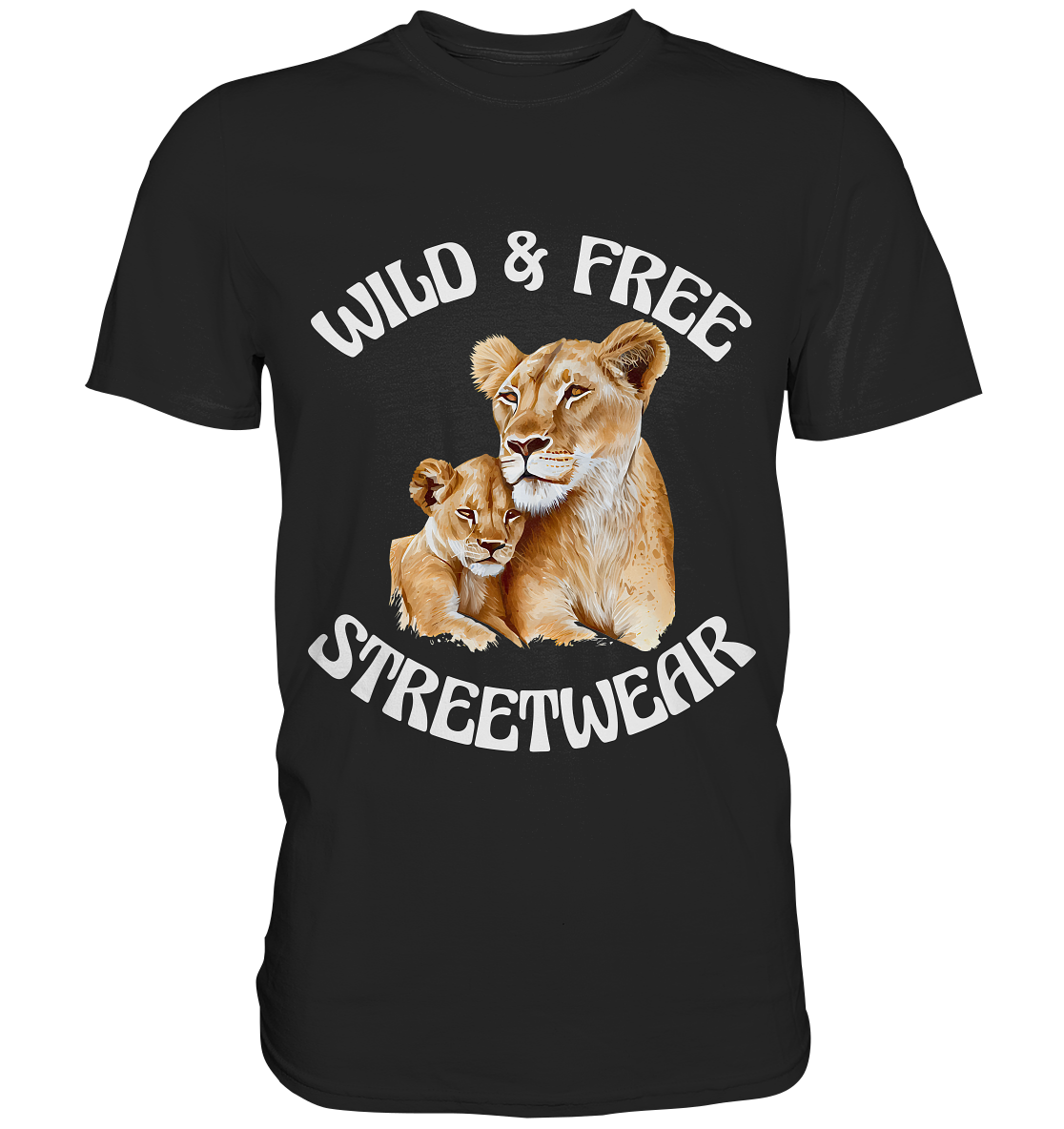 WILD & FREE NO 11 LION FAMILY  - STREETWEAR - STATEMENT   - Classic Shirt