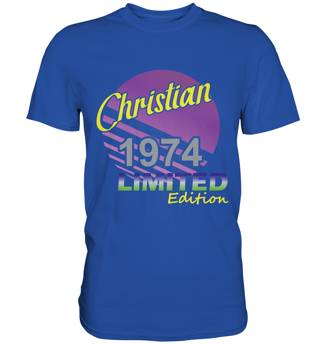 Christian Limited Edition 1974 Geburtstag Jahrgang 1974- Classic Shirt