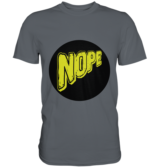 NOPE NO 1 - Classic Shirt Grau