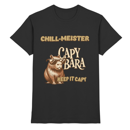 Chill-Meister Capybara – Keep it Capy (Bio & Premium) - Classic Shirt