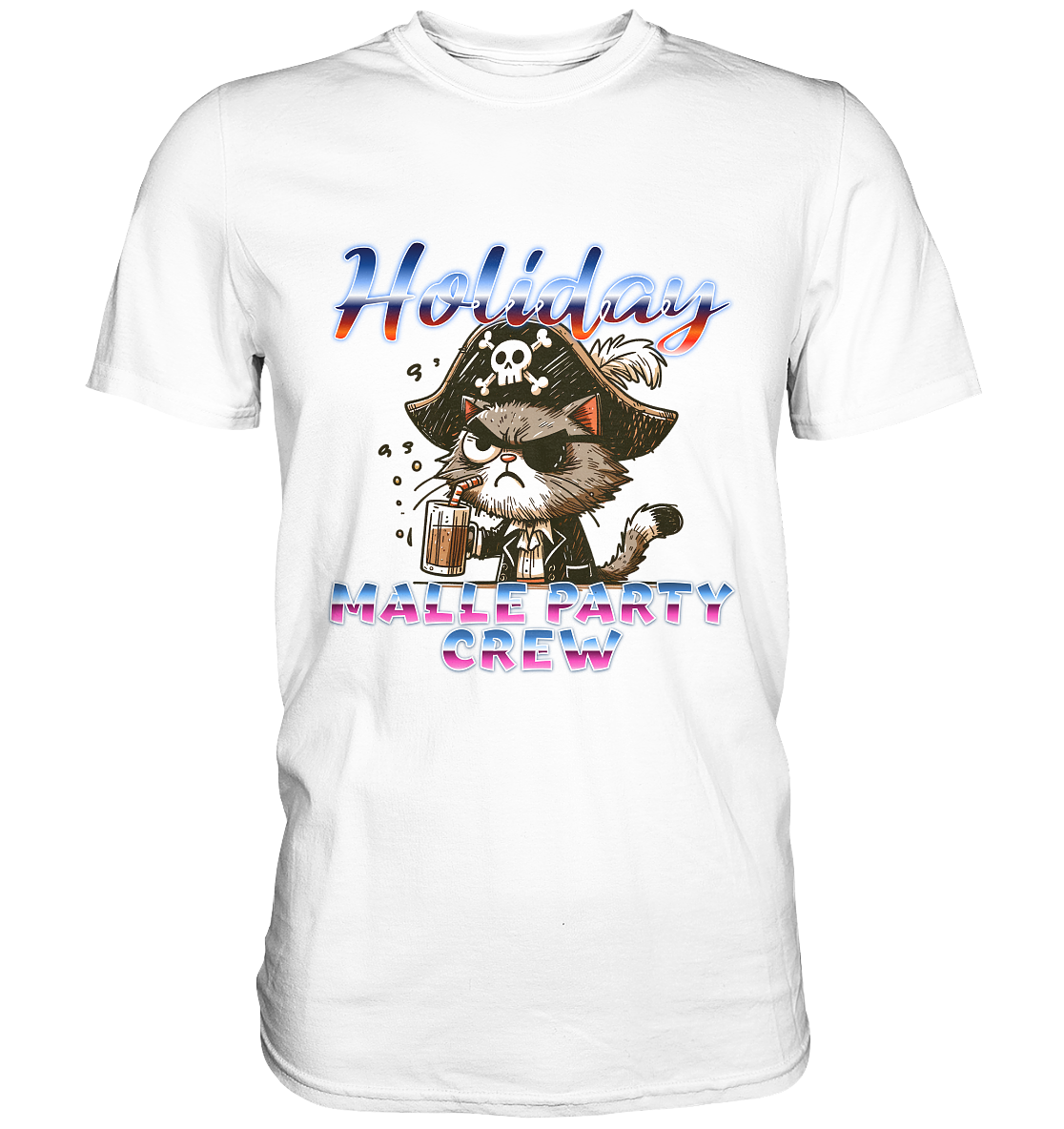 Urlaubsshirt Malle- Party Crew - Classic Shirt