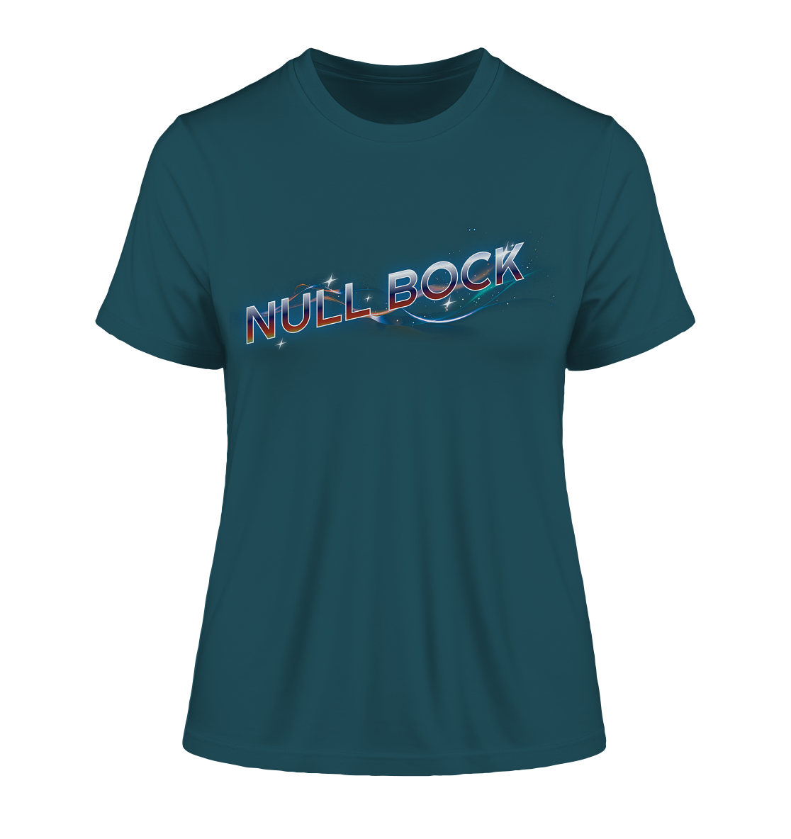 Null Bock Mode - Fitted Ladies Organic Shirt